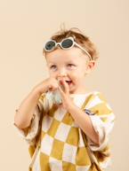 Óculos ursinho, 2-4 anos, KI ET LA BEGE MEDIO LISO+VERDE CLARO LISO COM MOTIVO 
