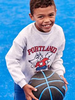 Menino 2-14 anos-Camisolas, casacos de malha, sweats-Sweatshirts-Sweat de desporto, motivo team Portland, para menino