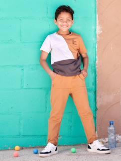 Menino 2-14 anos-Calças de desporto, bolso canguru fantasia, para menino