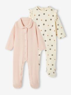 Bebé 0-36 meses-Pijamas, babygrows-Lote de 2 pijamas, para bebé