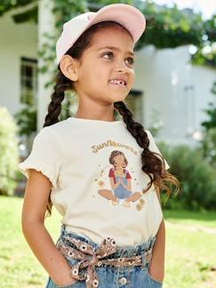Menina 2-14 anos-T-shirt com bicicleta, para menina