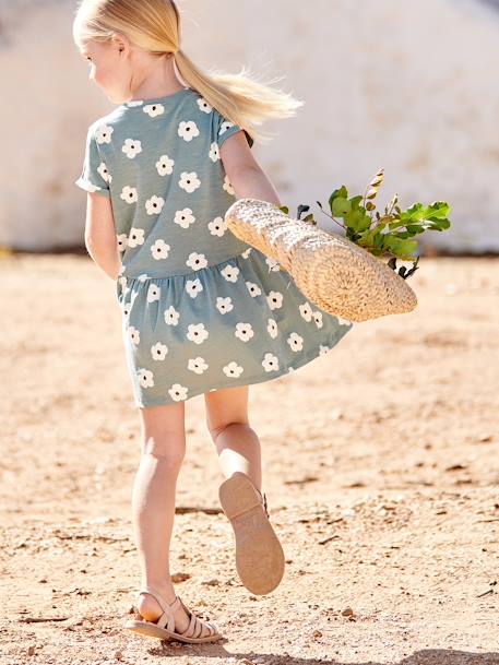 Vestido estampado, para menina branco estampado+cru+riscas azuis+rosa+rosado+rosa-pálido+VERDE ESCURO ESTAMPADO+verde-esmeralda 