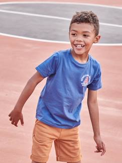 Menino 2-14 anos-Roupa de desporto-T-shirt de desporto com motivos, para menino
