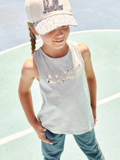 Menina 2-14 anos-T-shirts-T-shirts-Top de desporto, para menina