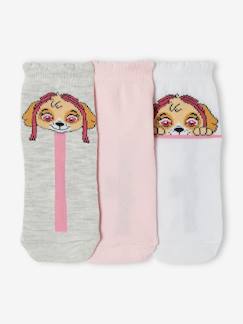 Menina 2-14 anos-Lote de 3 pares de meias Patrulha Pata®, para criança