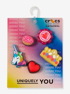 Menino 2-14 anos-Acessórios-Outros acessórios-Pins Jibbitz™ Lights Up Pink Girly Girl, 5 Pack CROCS™