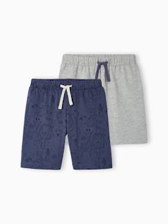Menino 2-14 anos-Pijamas-Lote de 2 calções de pijama para menino