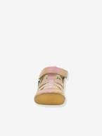 Sandálias em pele, para bebé, Sushy Originel Softers da KICKERS® AZUL ESCURO LISO+BRANCO CLARO LISO+caramelo+rosa 