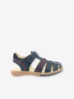 Calçado-Calçado menino (23-38)-Sandálias em pele para criança, Platinium da Kickers®