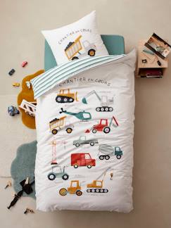 Têxtil-lar e Decoração-Roupa de cama criança-Capas de edredon-Conjunto de cama para criança, Magicouette Obras em Curso