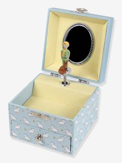 Têxtil-lar e Decoração-Decoração-Caixa de música em forma de cubo, O Pequeno Príncipe e a Ovelha - TROUSSELIER
