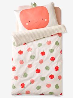 Têxtil-lar e Decoração-Roupa de cama bebé-Capas de edredon-Capa de edredon para bebé, Maçã