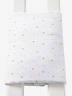 Contorno de berço respirável Branco estampado 