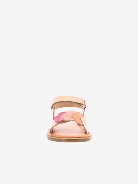 Sandálias em pele, Dyastar da KICKERS® dourado+rosa 
