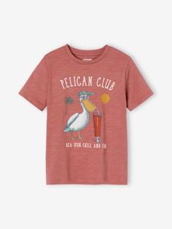 T-shirts-T-shirt com animal engraçado, para menino