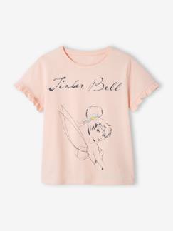 Menina 2-14 anos-T-shirts-T-shirts-T-shirt com folhos nas mangas, para menina, da Disney® Sininho