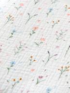 Contorno de berço/contorno de parque antichoques, em gaze de algodão, Doce Provença multicolor 