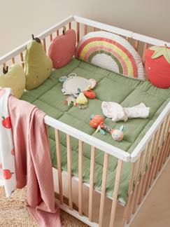 Têxtil-lar e Decoração-Roupa de cama bebé-Contornos de berço-Contorno de berço/contorno de parque, Maçã