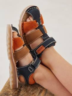Calçado-Calçado menino (23-38)-Sandálias, chinelos-Sandálias com barra autoaderente, para criança, coleção autonomia
