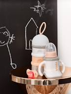 Caixa doseadora de leite, BEABA Azul medio liso+Rosa claro liso+Verde claro bicolor/multicolor 