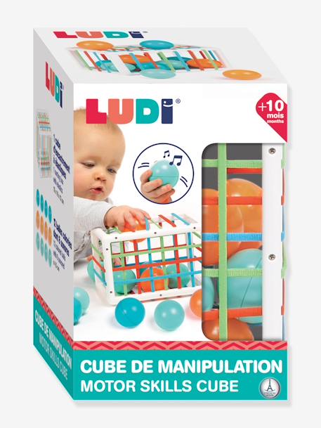 Cubo de bolas, LUDI multicolor 