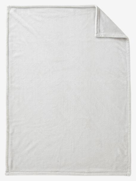 Cobertor em microfibra Cinzento claro 