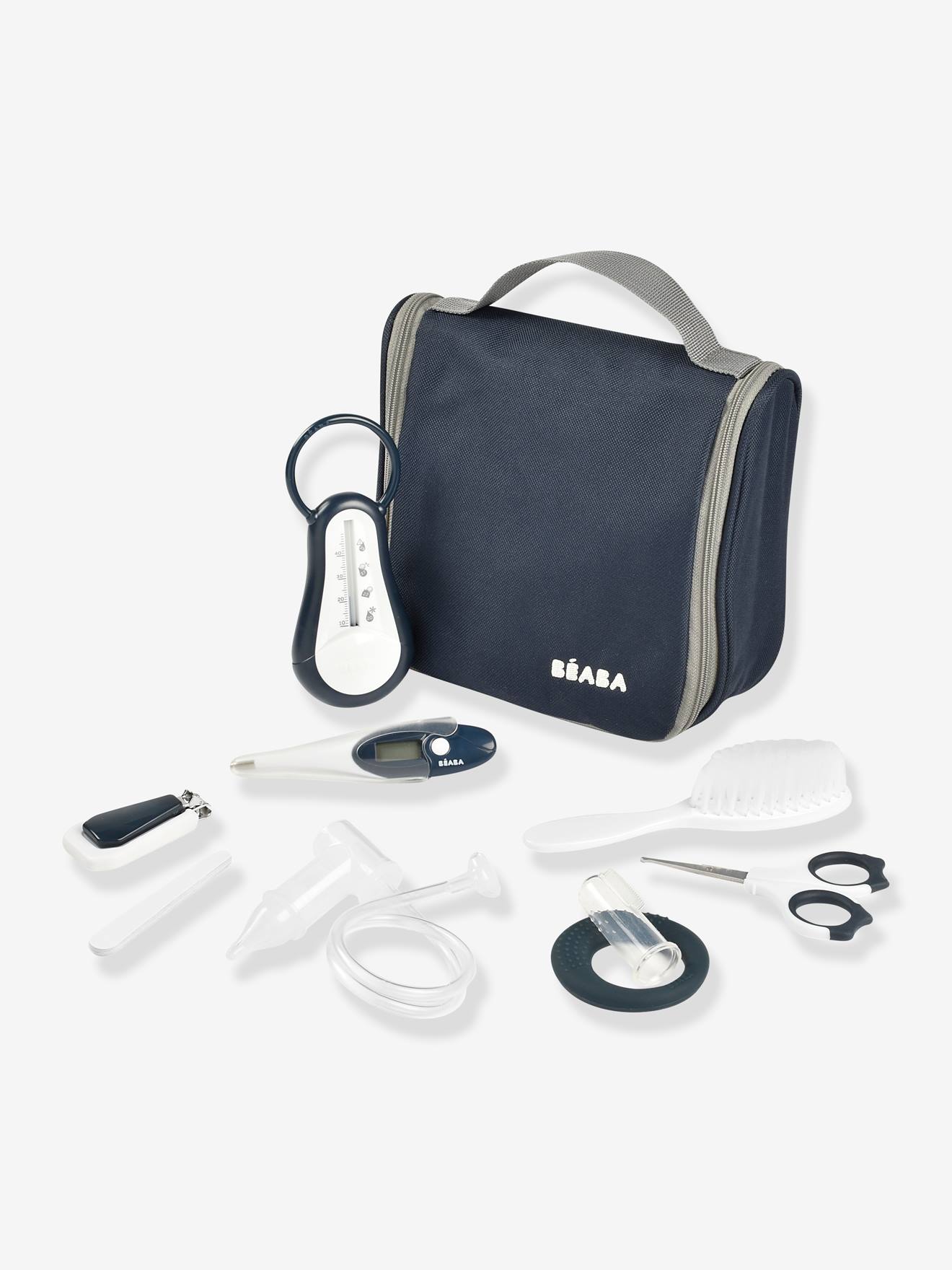 Bolsa para cuidados de higiene, 9 acessórios, da BEABA azul
