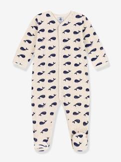 Bebé 0-36 meses-Pijamas, babygrows-Pijama em veludo, da Petit Bateau
