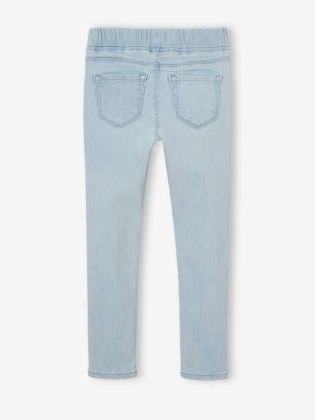 Jeans estilo treggings Basics, para menina double stone+ganga cinzenta+stone 