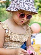 Óculos de sol Woam by KI ET LA, para criança azul-céu+marrom+rosa+verde 