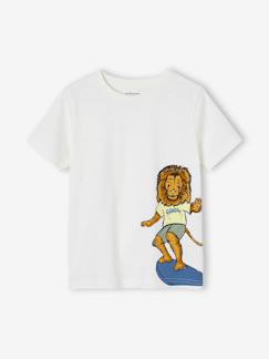 -T-shirt com animal engraçado, para menino