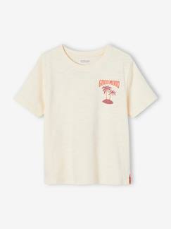 Menino 2-14 anos-Camisas-T-shirt com maxi motivo palmeiras, para menino