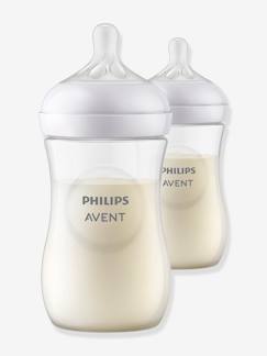 -Lote de 2 biberões de 260 ml, da Philips AVENT Natural Response