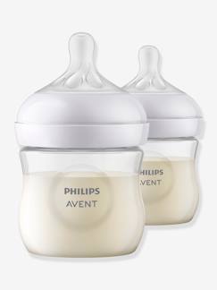 Puericultura-Alimentação Bebé-Biberões, acessórios-Lote de 2 biberões de 125 ml, da Philips AVENT Natural Response