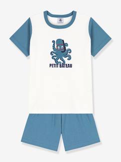 Menino 2-14 anos-Pijamas-Pijama em algodão bio, da Petit Bateau