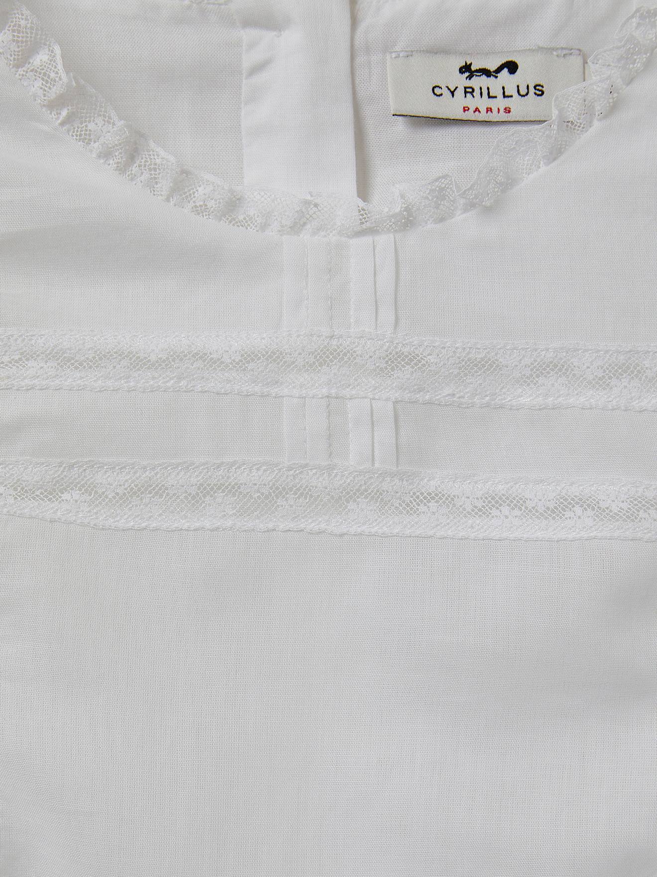 Conjunto Colette - Coleção festas e casamentos, da CYRILLUS, para menina branco