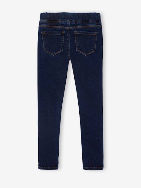 Jeans estilo treggings Basics, para menina double stone+ganga cinzenta+stone 