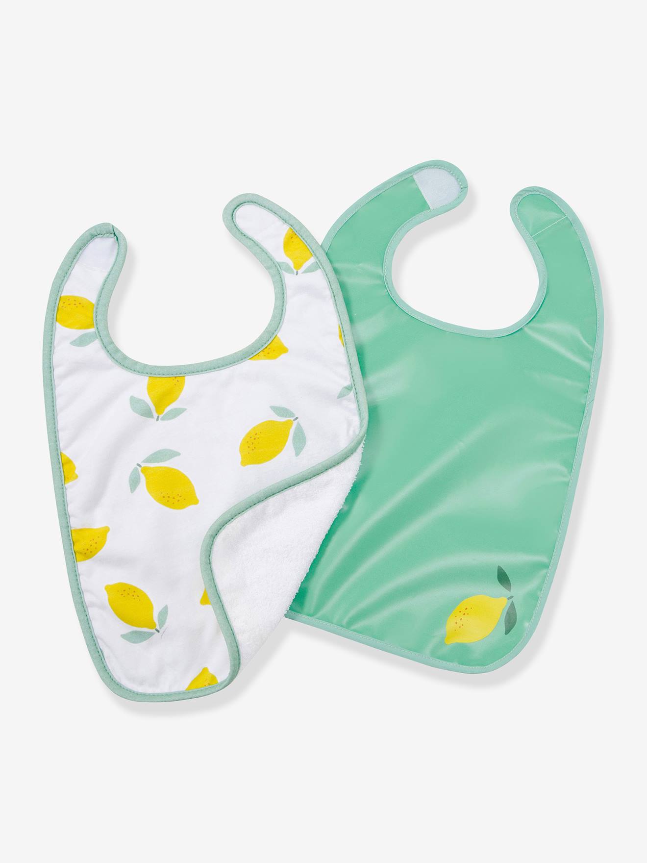 Lote de 2 babetes, BABY TO LOVE amarelo