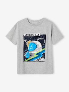 Menino 2-14 anos-T-shirts, polos-T-shirt com lantejoulas, astronauta, para menino