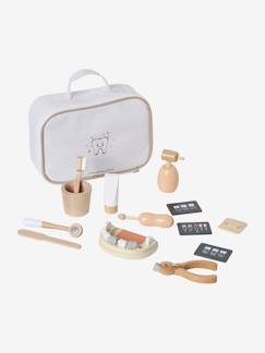 Brinquedos- Jogos de imitação-Casa, bricolagem e profissões-Conjunto de dentista, em madeira certificada