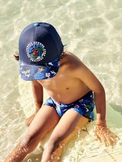Menino 2-14 anos-Acessórios-Gorros, Cachecóis, Luvas-Boné com estampado estilo tropical, para menino