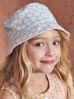 Menina 2-14 anos-Acessórios-Gorros, cachecóis, luvas-Chapéu estampado tipo bob, reversível, para menina
