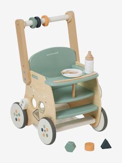 Brinquedos-Primeira idade-Carrinho de marcha com assento para boneca, em madeira FSC®
