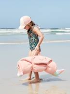Colchão de praia Peixe azul-céu+rosa 