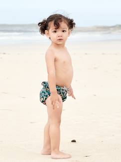 Bebé 0-36 meses-Fatos de banho, acessórios de praia-Cuecas de biquíni estampadas, para bebé menina
