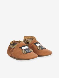Calçado-Calçado bebé (17-26)-Sapatinhos em pele macia Hibou Choux 946770-10 ROBEEZ©, para bebé