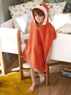 Têxtil-lar e Decoração-Roupa de banho-Ponchos-Poncho de banho personalizável, Raposa