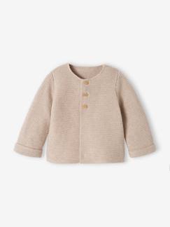 Bebé 0-36 meses-Camisolas, casacos de malha, sweats-Casaco em algodão, para bebé