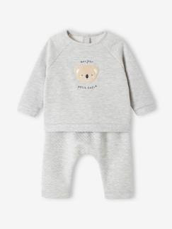 Bebé 0-36 meses-Conjuntos-Conjunto sweat e calças, para bebé