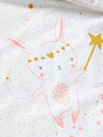 Capa de edredon para bebé, tema Magia Cru/ rosa 